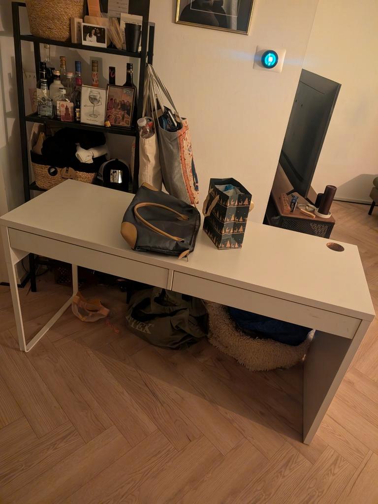 White desk