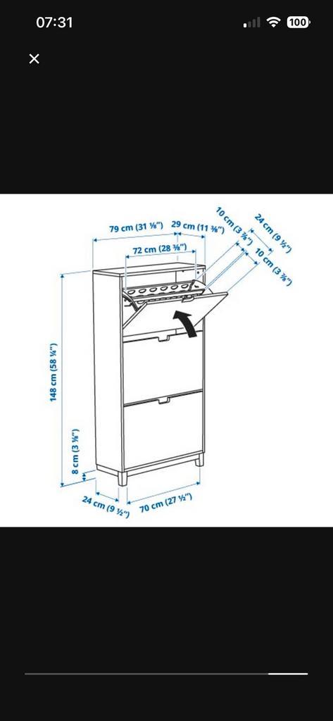 Ikea schoenenkast. GRATIS