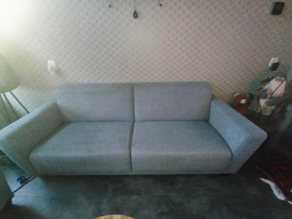 Grijze 3-zits bank - 220cm breed