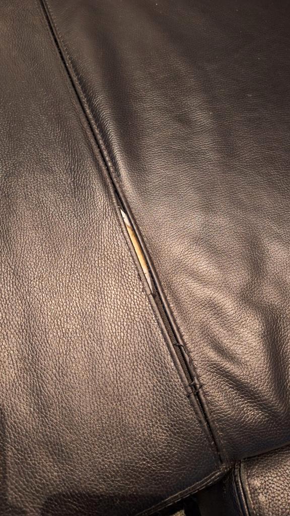 Hoekbank zwart toledo leder