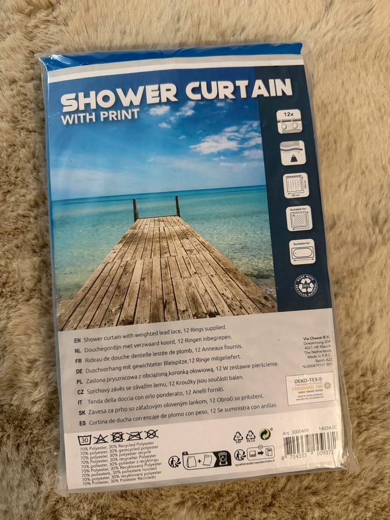 Nieuw douchegordijn (GRATIS)