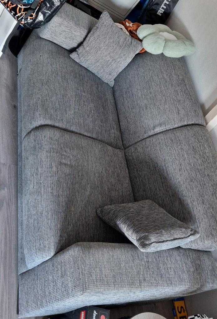 Grijze 2-zits bank - Goede staat!