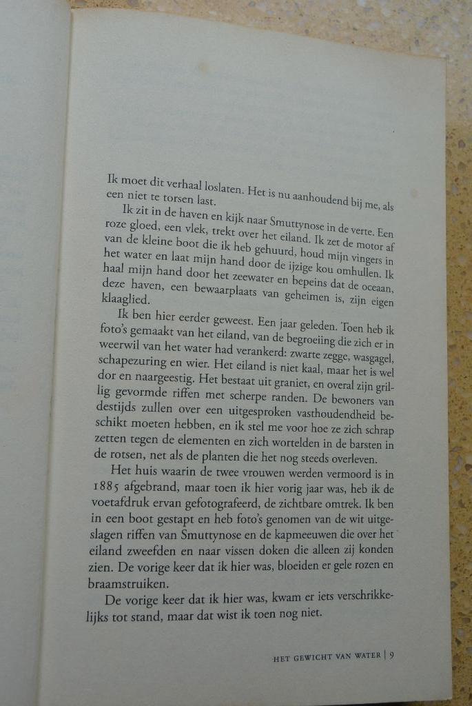 Het gewicht van water Anita Shreve Roman Gratis