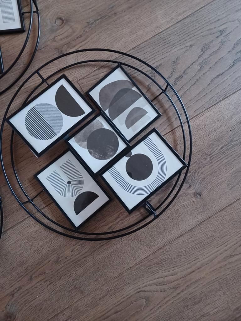 3 Leuke Cirkel Fotolijsten - Nieuw!