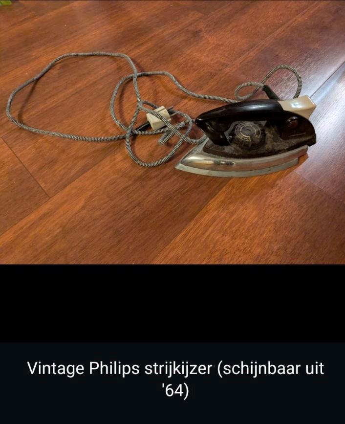 Vintage Philips strijkijzer
