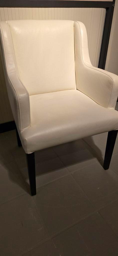 Leren stoelen - 6 stuks