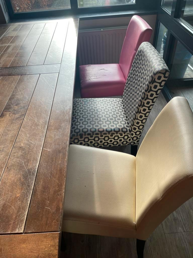 Eethoek met 12 stoelen - Gratis af te halen!