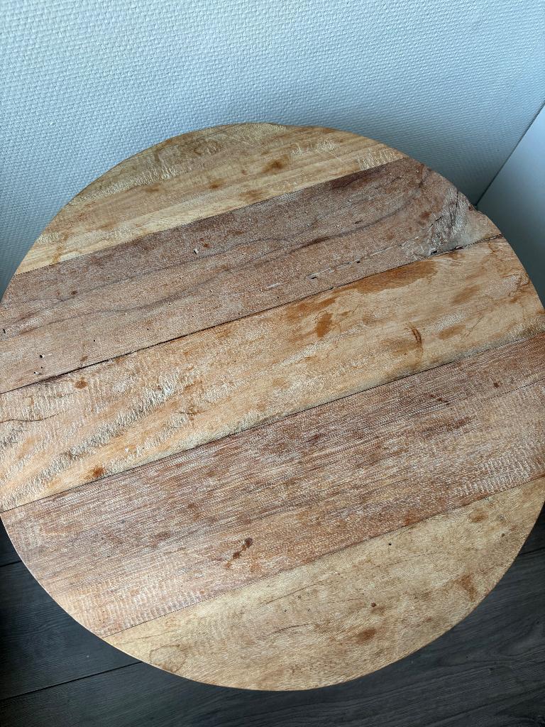 Bijzettafeltje hout