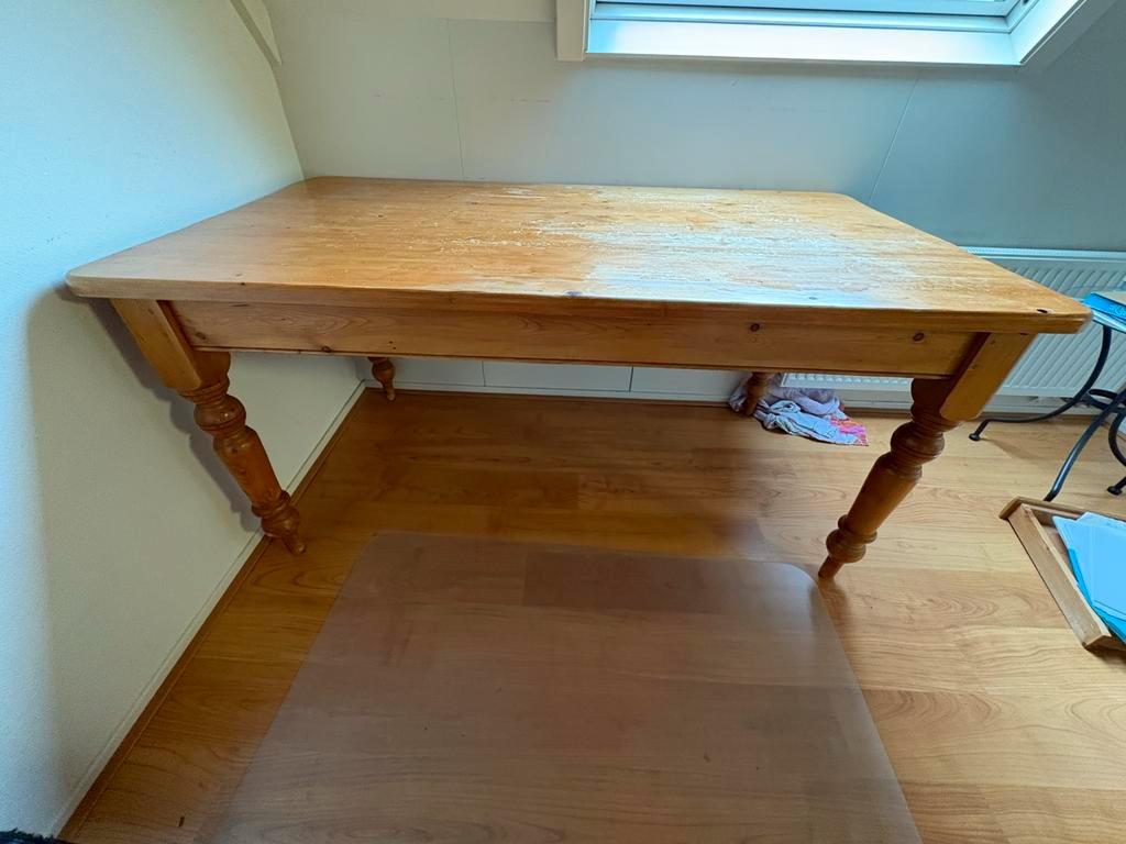 Grenen Eethoek Tafel - 160x85x77 cm