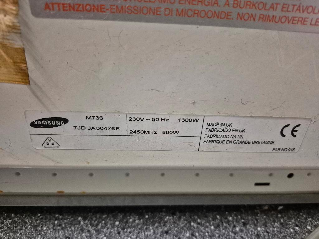 Gratis Samsung  magnetron op te halen