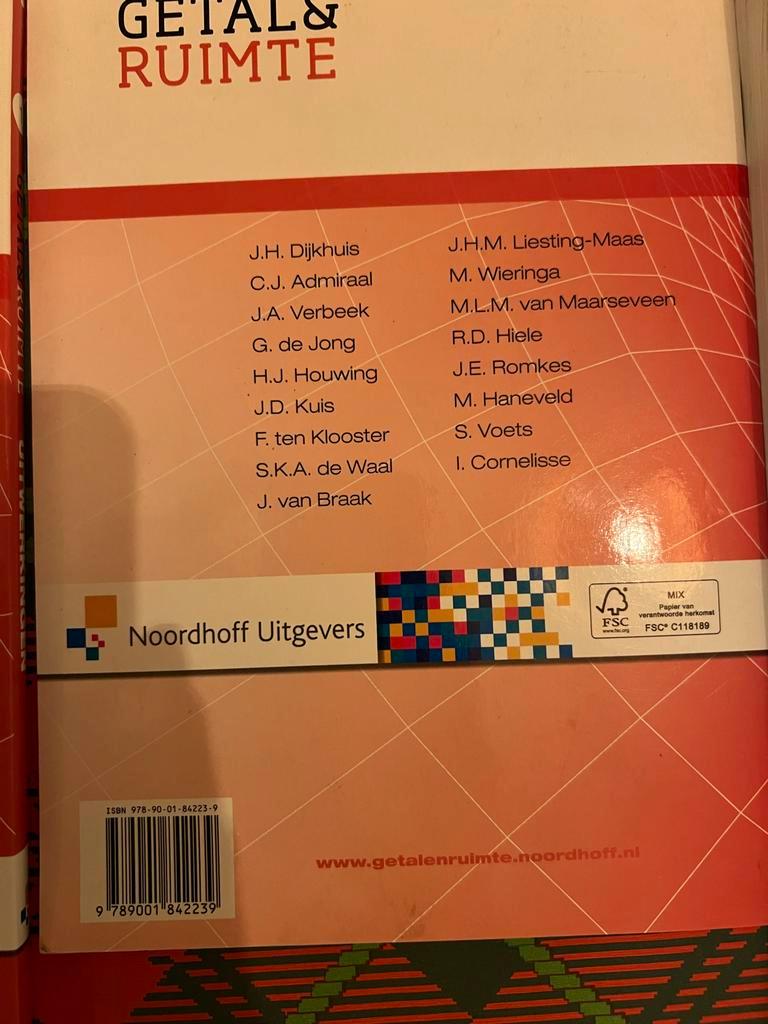 Getal & Ruimte 11e ed leerboek vwo B deel 1, 3, 4