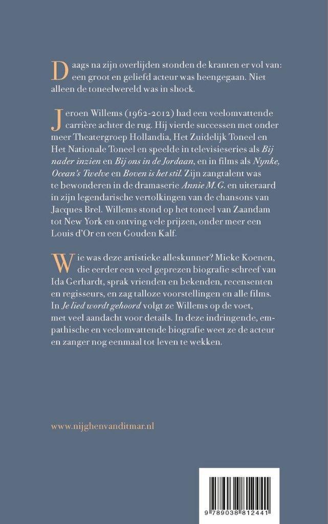 Jeroen Willems - Je lied wordt gehoord