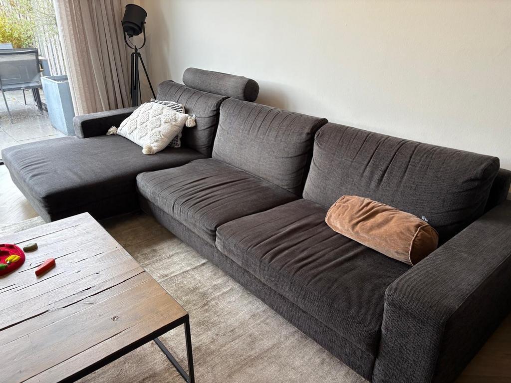 Bank met chaise longue - gratis afhalen