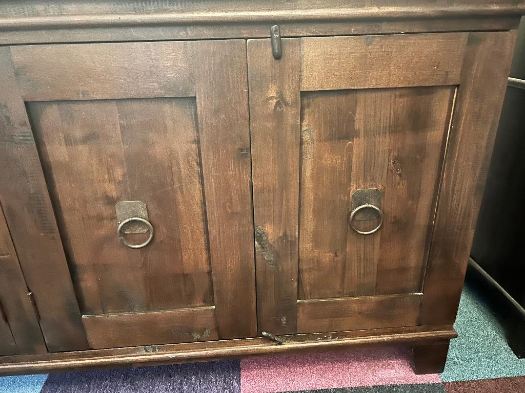 Gratis teakhouten dressoir