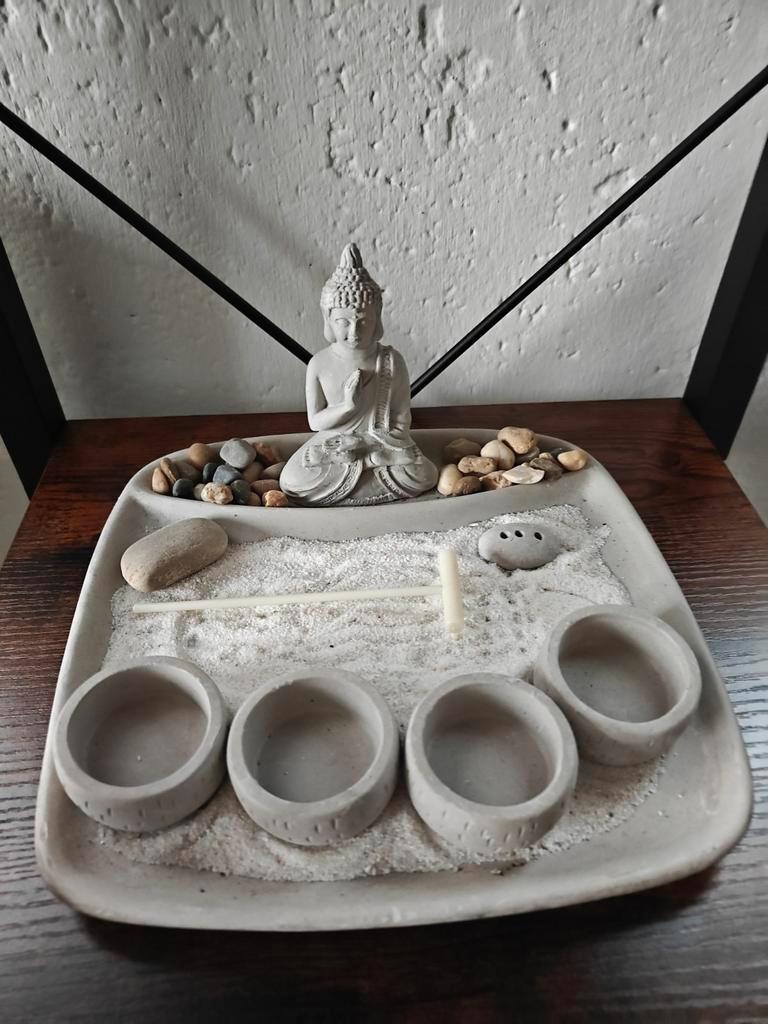 Boeddha setje meditatie tuin