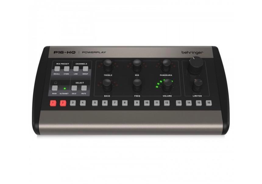 Te koop gevraagd: Behringer p16-hq personal mixing system