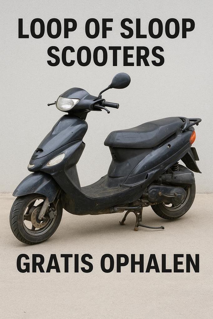 LOOP OF SLOOP SCOOTER’S GEVRAAGD WIJ HALEN GRATIS OP