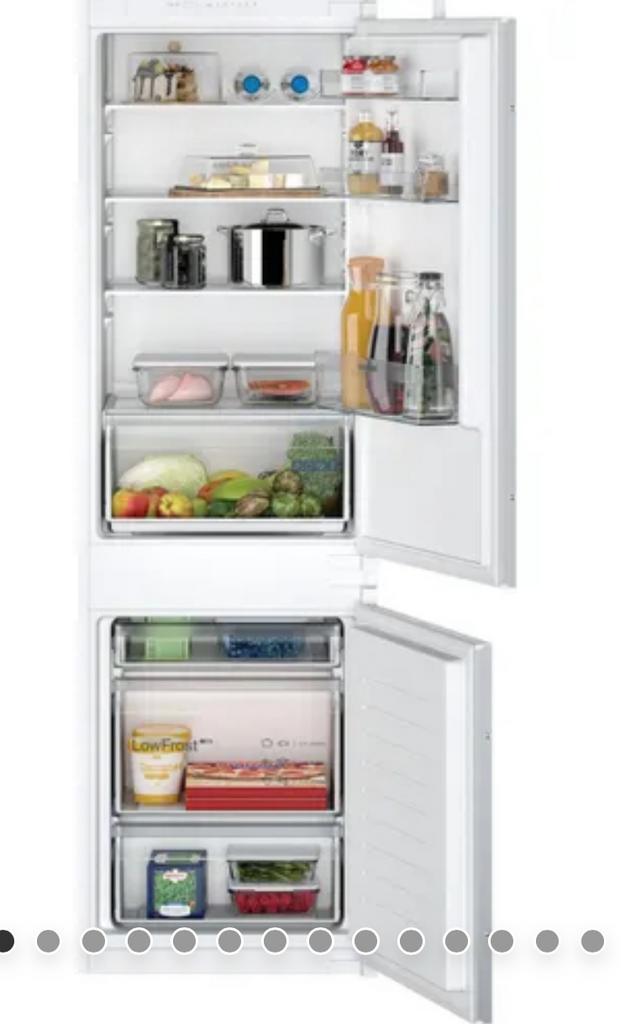 Inbouwkoelkast met vriezer