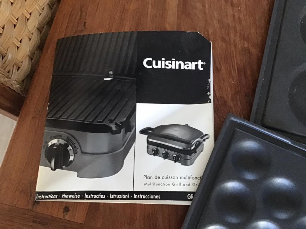Cuisinart onderdelen Multigrill GR-4E - Verschillende Platen