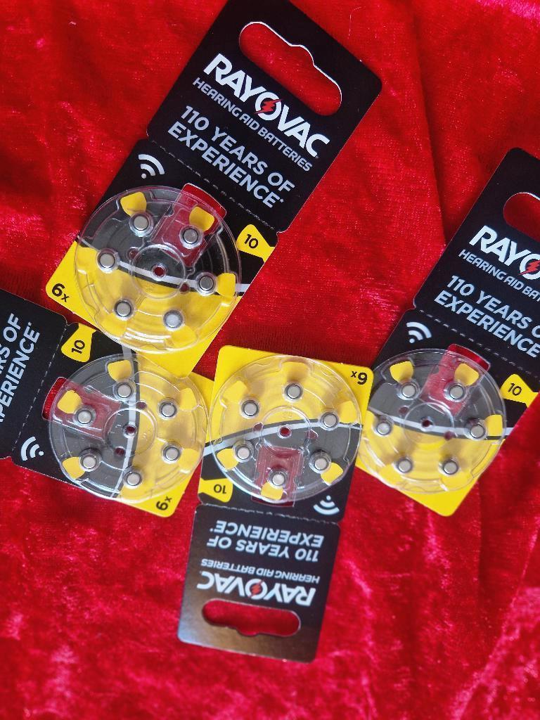 rayovac - batterijen voor hoorapparaat - gratis