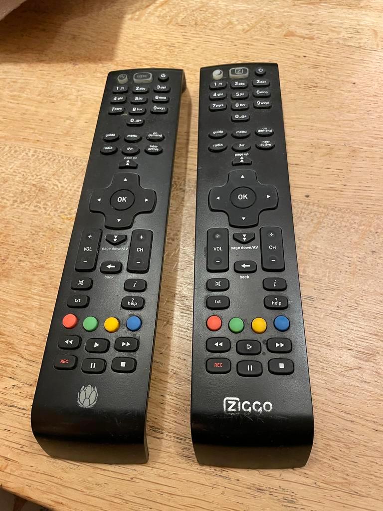 Ziggo Afstandsbedieningen - evt als kinderspeelgoed