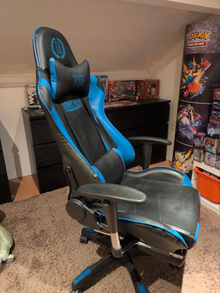 Blauwe Gaming Stoel - Comfortabel en Stijlvol