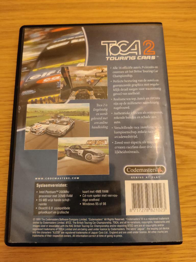 TOCA 2 Touring Cars - PC spel