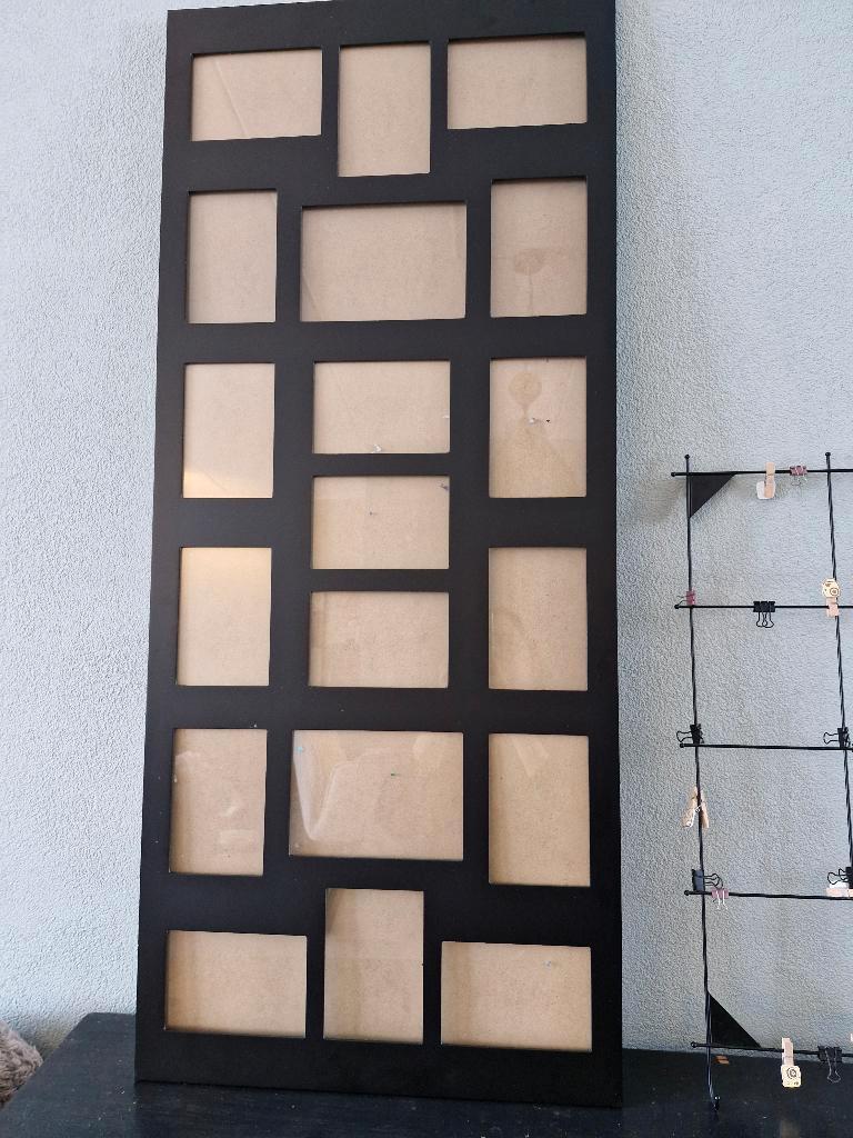 Fotolijst voor 19 foto''s + fotorekje