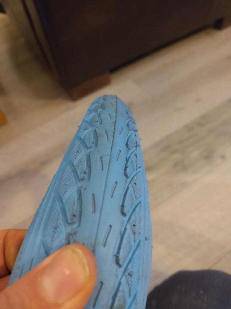 Fietsband 18 inch blauw