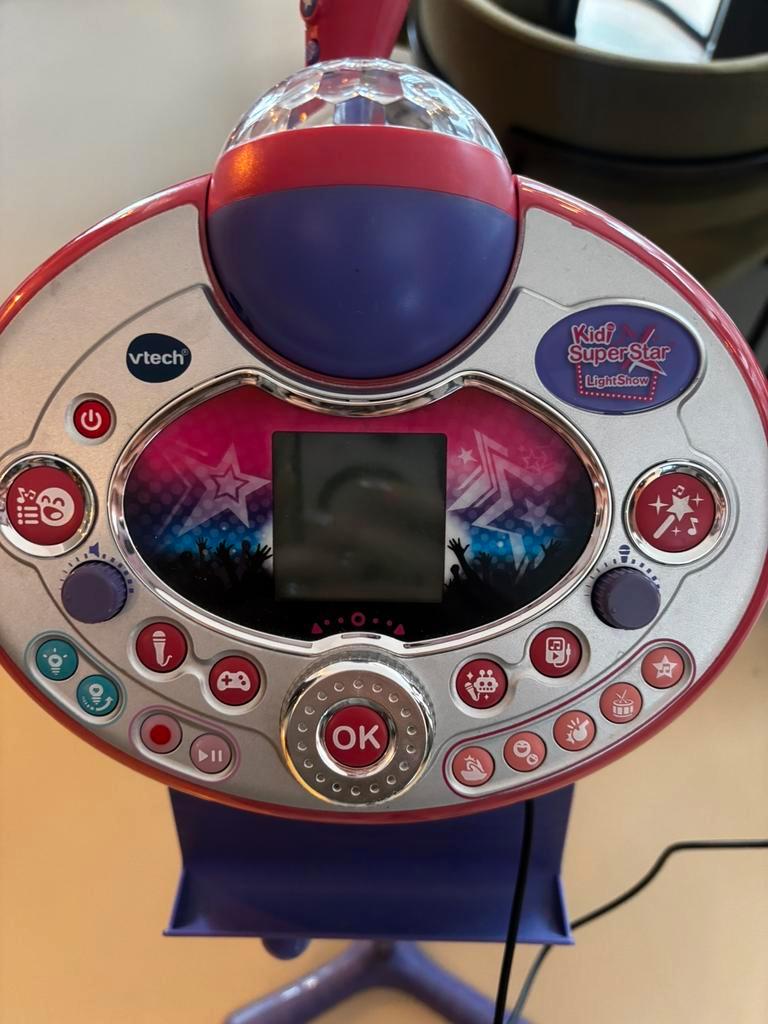 VTech Kidi SuperStar display werkt, microfoon defect gratis
