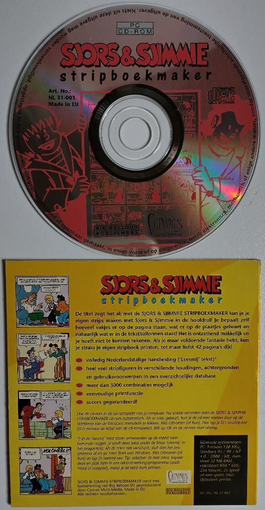 GRATIS 4 CD-roms: o.a. Zapper, ColorExpress, Sjors & Sjimmie