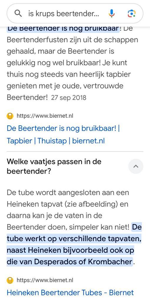 Krups Beertender - Perfect getapt bier!