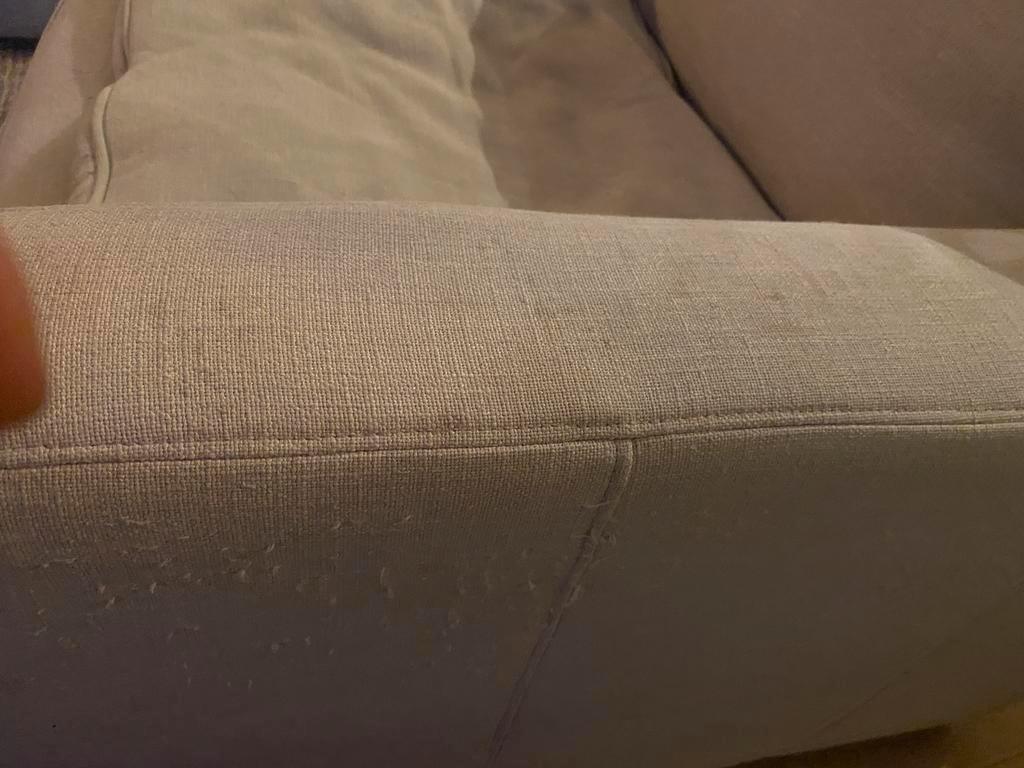 Heerlijk zittende stoel, beige