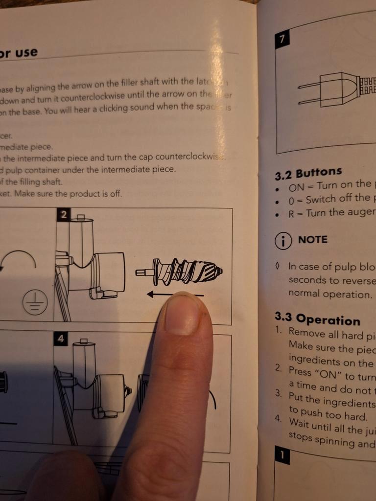 Kitchenbrother Slowjuicer - Z.G.A.N. (Mist 1 Onderdeel)