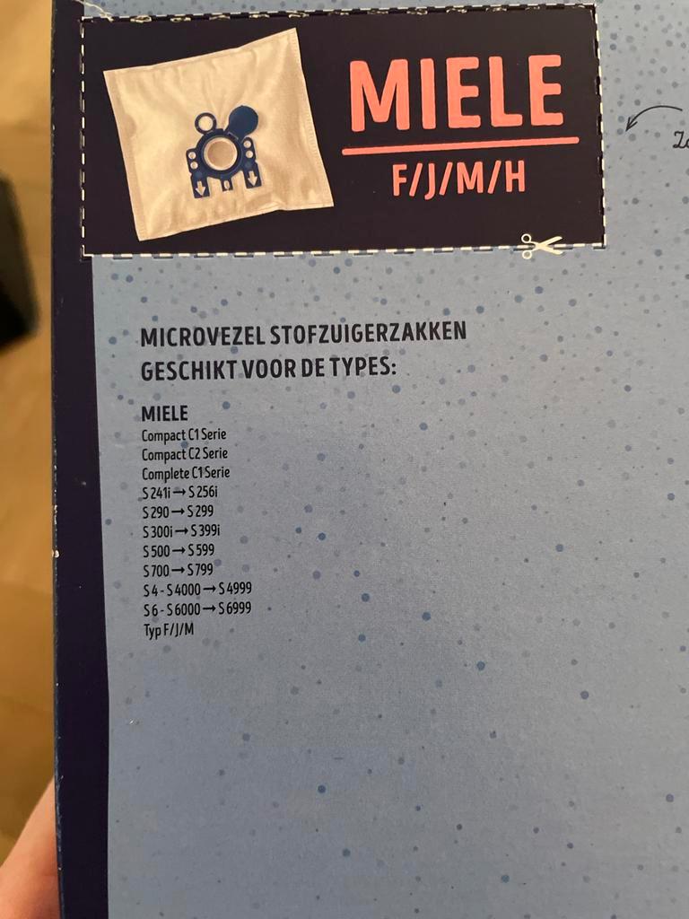 Miele Stofzuigerzakken - Nieuw & Gratis!
