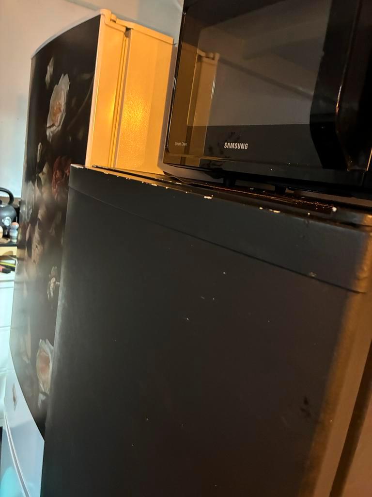 Koelkast/vries combinatie - Zelf geverfd