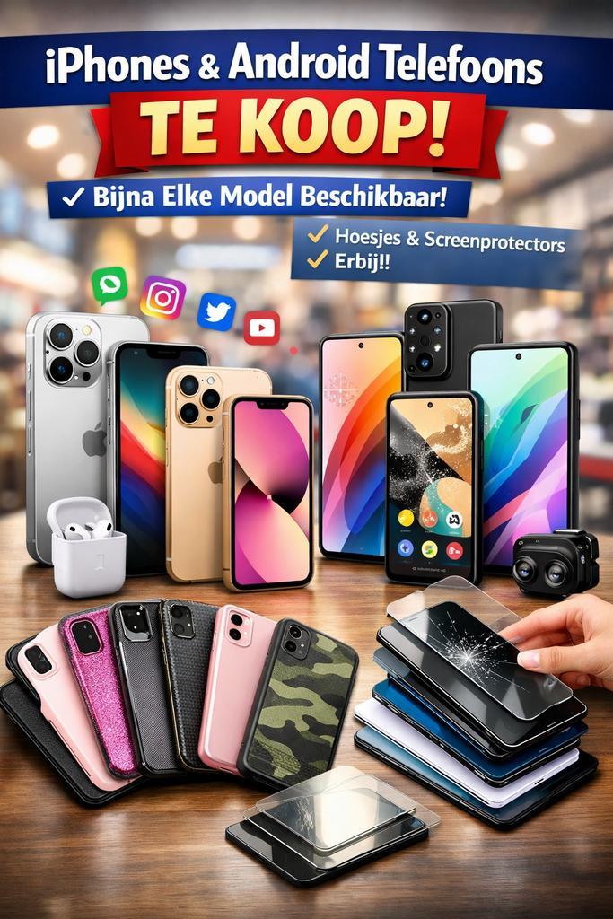iPhones & Androids Te Koop - Ruime Keuze!