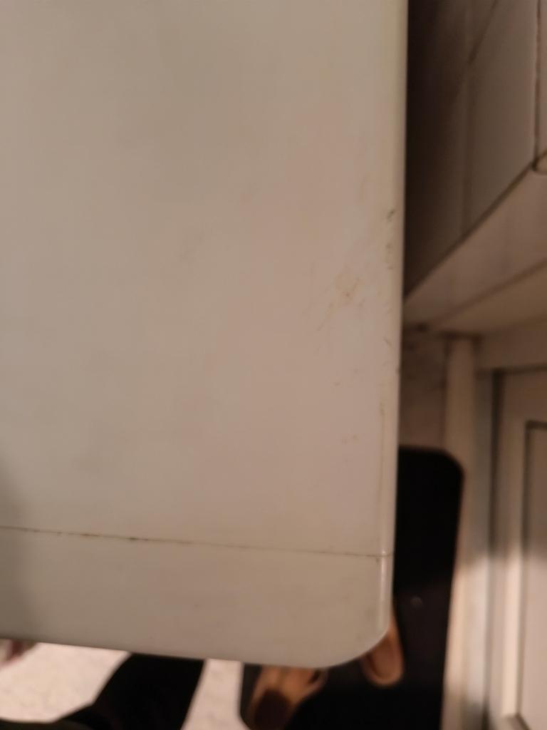 Zanussi tafelmodel koelkast met kleine schade