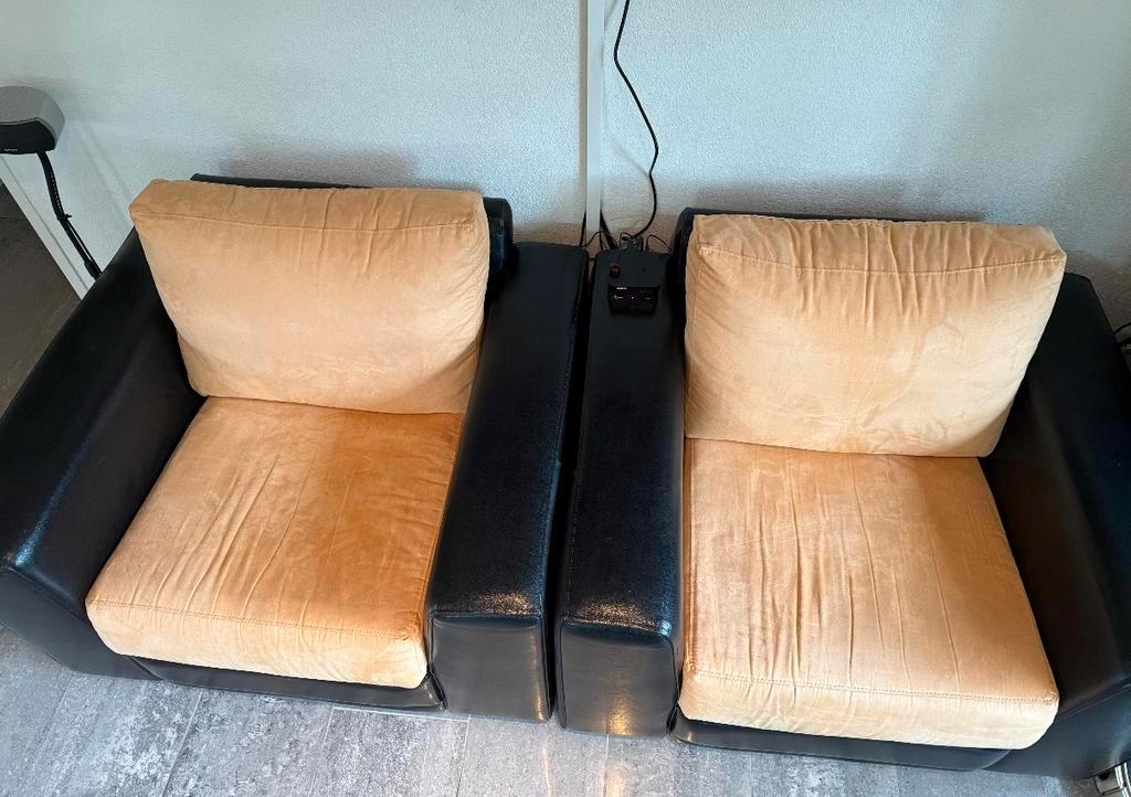 Lederen loveseats