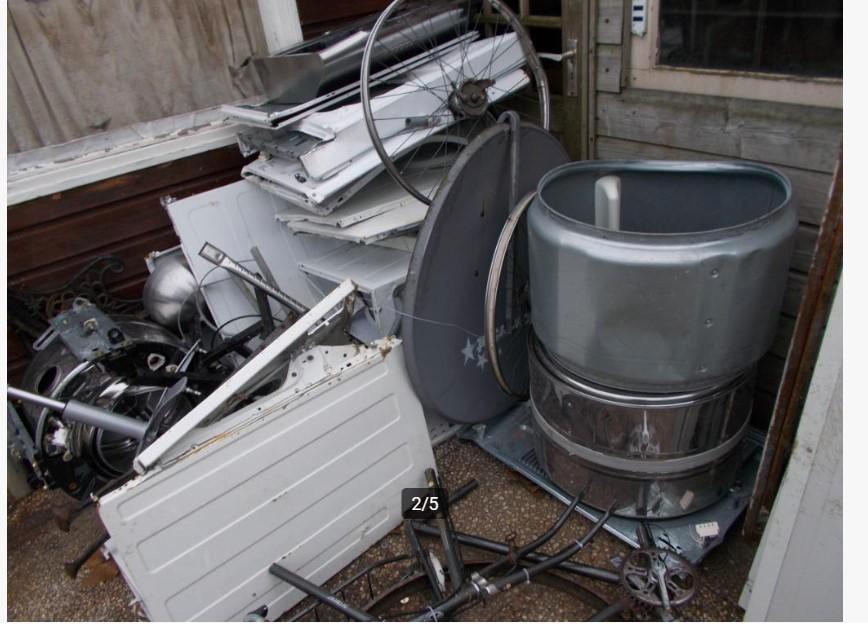 GRATIS UW METALEN WASMCHINE OPGEHAALD BIJ UW THUIS