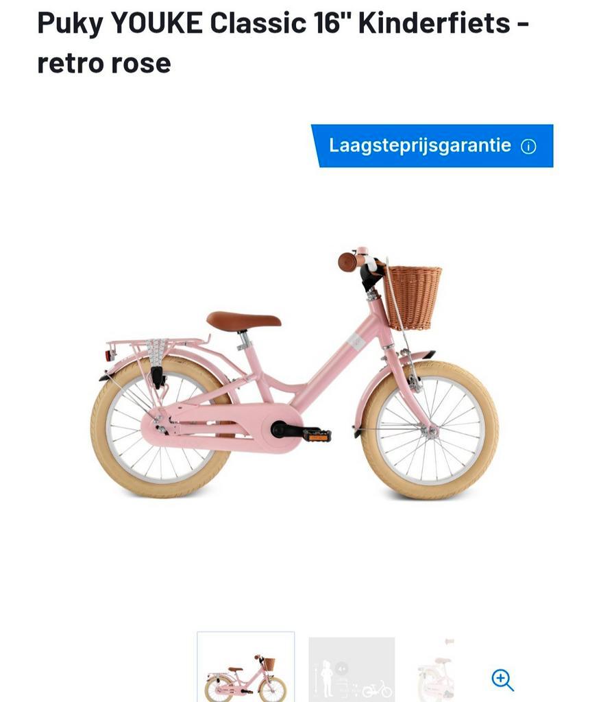 GEZOCHT: Puky retro 16 inch roze