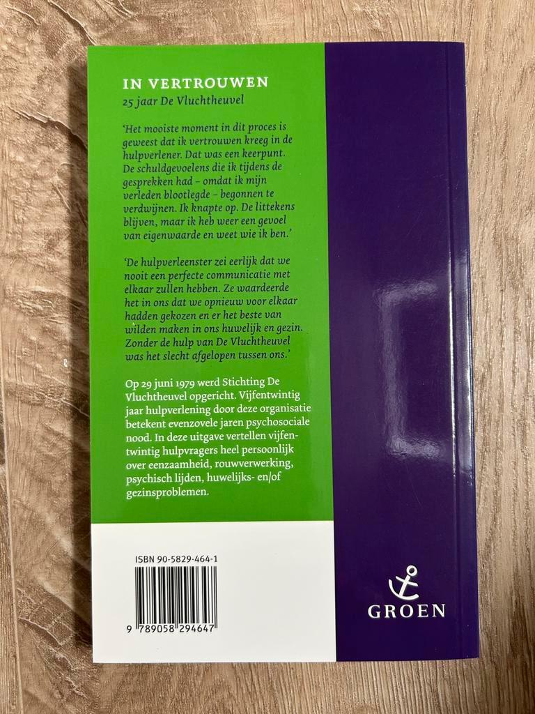 In vertrouwen, 25 jaar de Vluchtheuvel van H. van Groningen