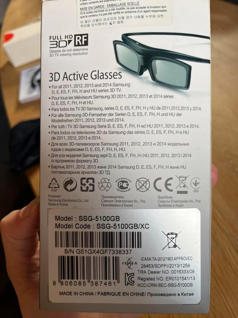 Samsung 3D Bril - SSG-5100GB - 2x
