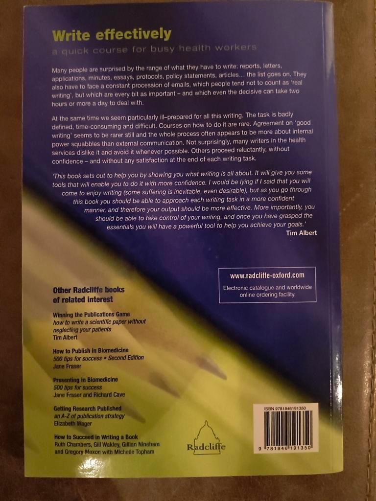 Write Effectively - Tim Albert