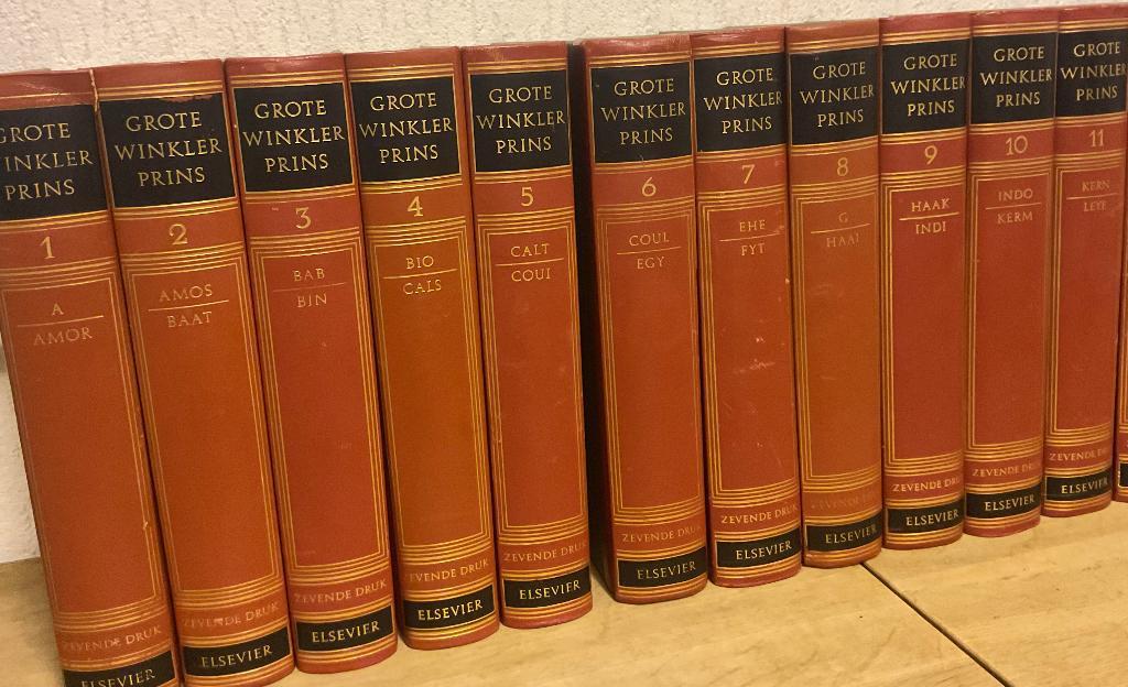 Grote Winkler Prins encyclopedie, 7e druk 1974, 20-delig