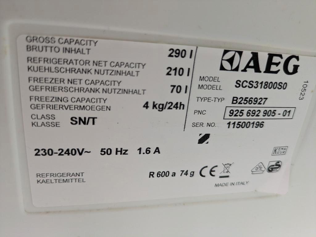 Gratis AEG inbouw koel-vriescombinatie