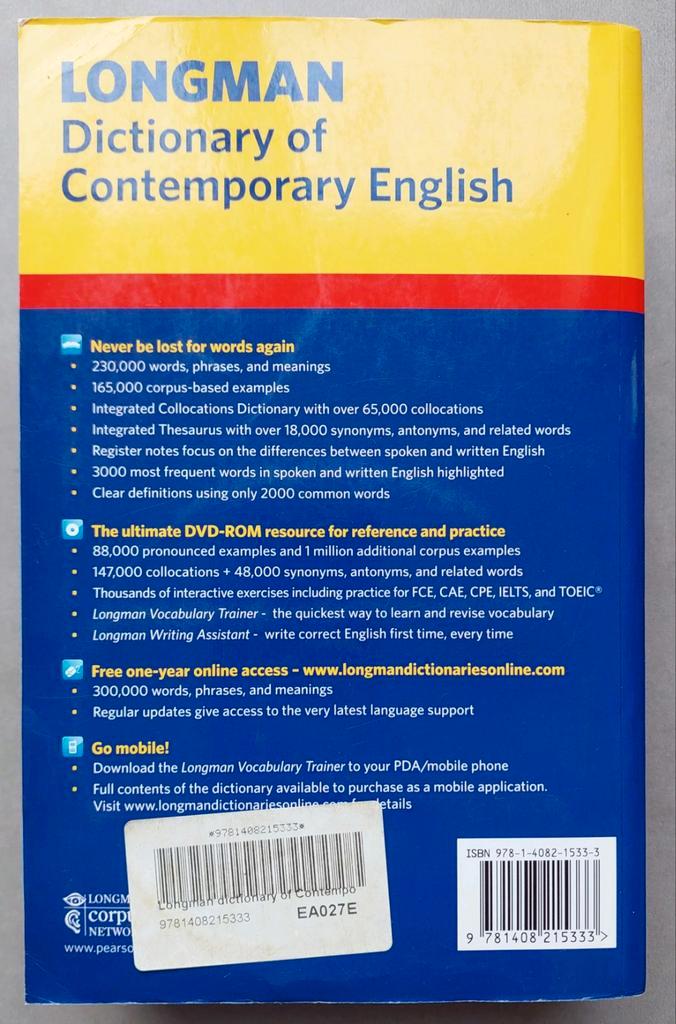 Longman Dictionary of Contemporary English