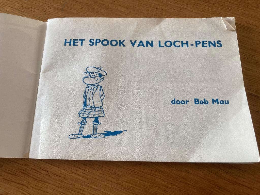 Stripboekje Het Spook van Loch Pens - Bob Mau - Kari Lente