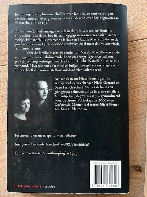 Gratis: 2 boeken v Nicci French: Onderhuids en Geheugenspel