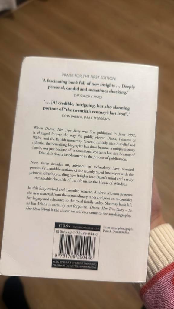 Diana boek in het engels